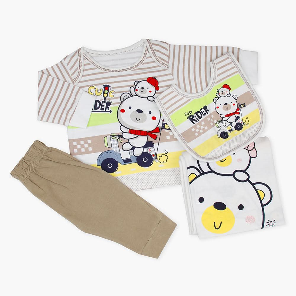 Newborn Gift Set - Brown, Newborn Gift Set, Chase Value, Chase Value