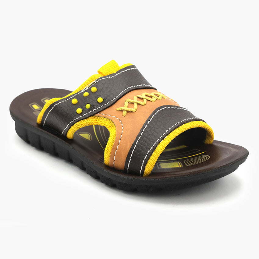 Boys Slipper - Yellow, Boys Slippers, Chase Value, Chase Value