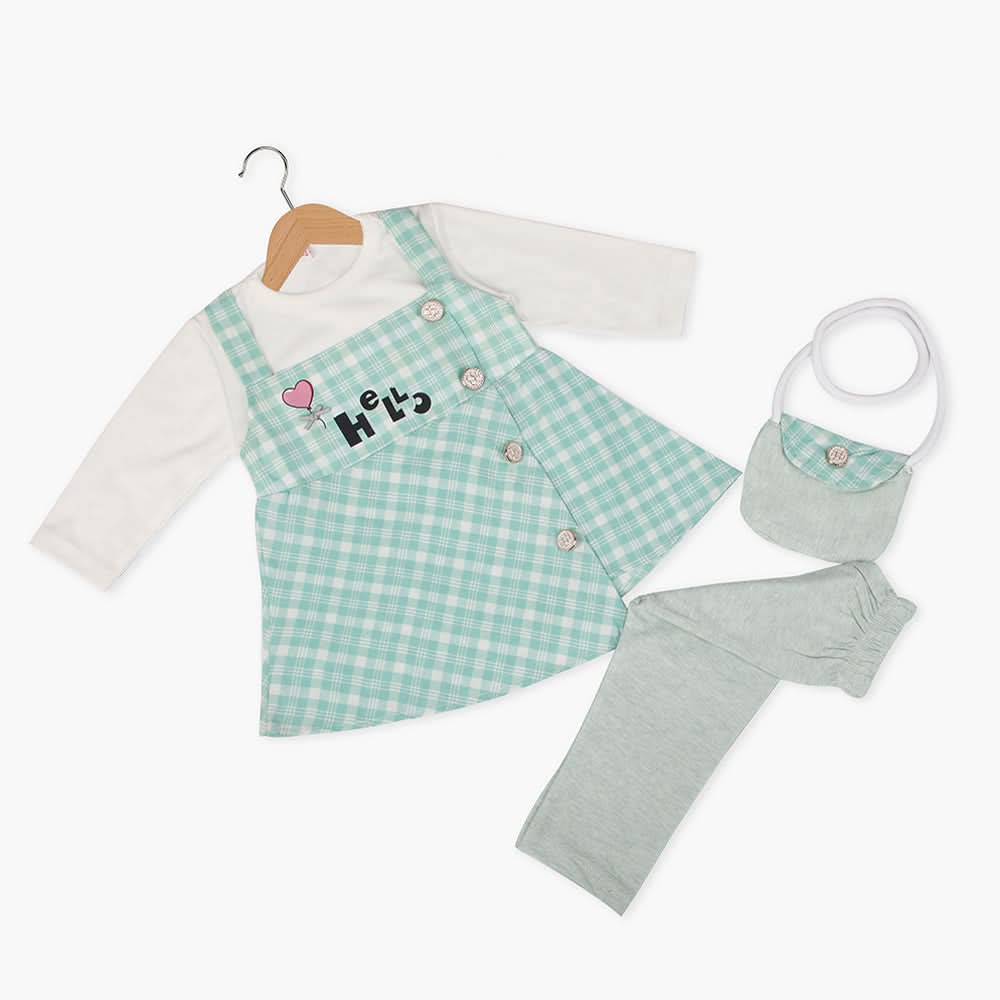 Newborn Girls Suit  - Green, Newborn Girls Sets & Suits, Chase Value, Chase Value