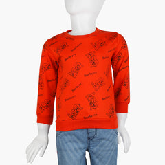 Boys Full Sleeves T-Shirt - Orange, Boys T-Shirts, Chase Value, Chase Value