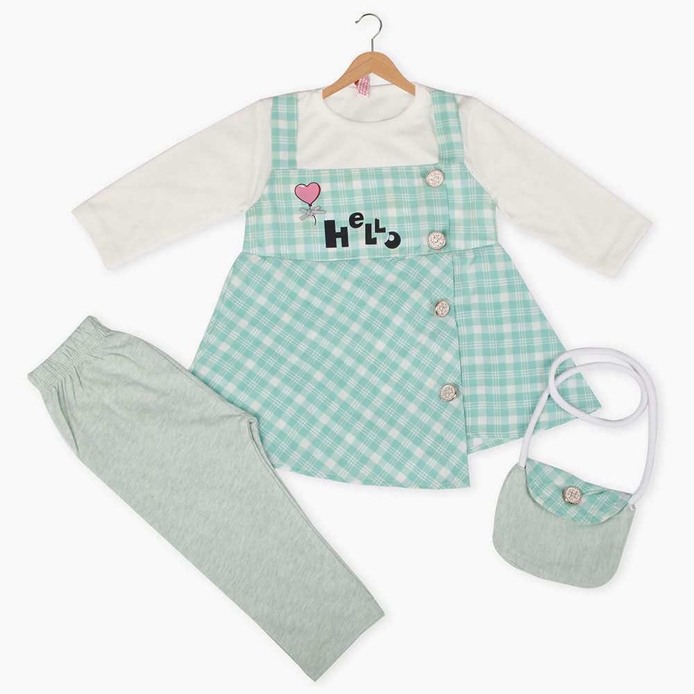 Newborn Girls Suit  - Green, Newborn Girls Sets & Suits, Chase Value, Chase Value