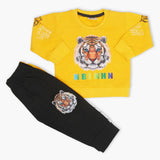 Newborn Boys Full Sleeves Suit - Yellow, Newborn Boys Winterwear, Chase Value, Chase Value