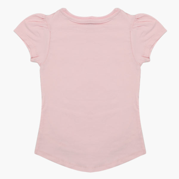 Eminent Girls Half Sleeves T-Shirt - Pink, Girls T-Shirts, Eminent, Chase Value