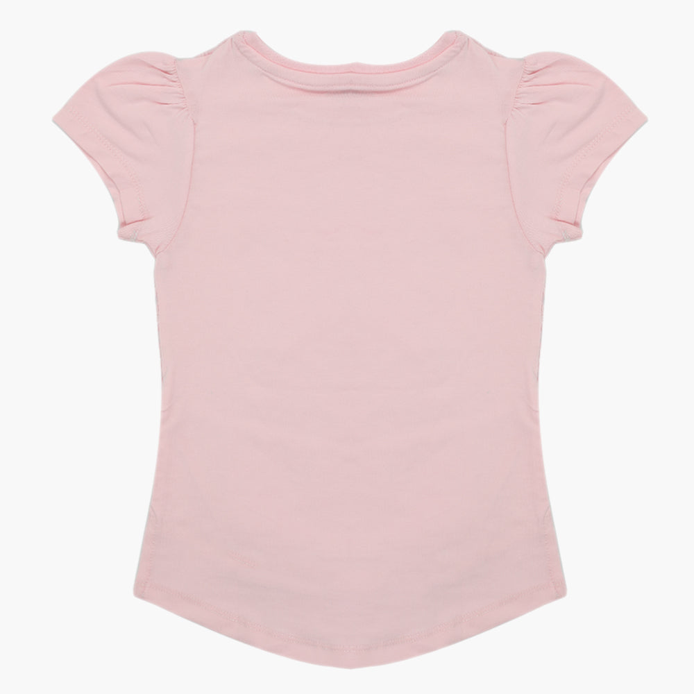 Eminent Girls Half Sleeves T-Shirt - Pink, Girls T-Shirts, Eminent, Chase Value