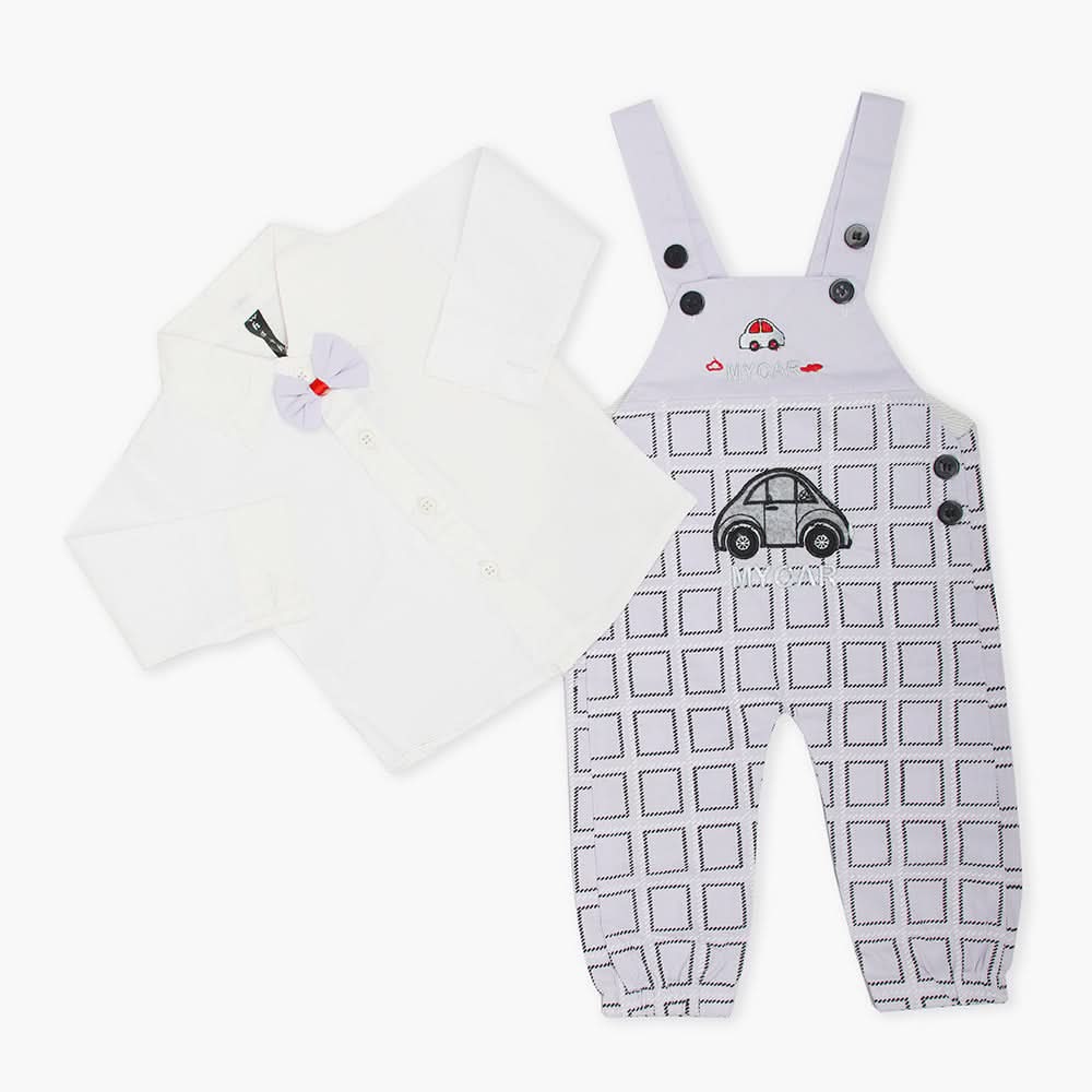 Newborn Boys Full Sleeves Romper 2pcs - Purple, Newborn Boys Winterwear, Chase Value, Chase Value