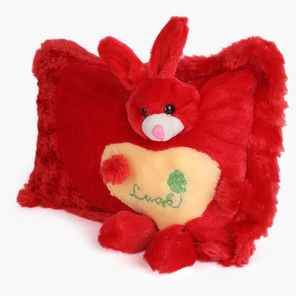 Kids Fluffy Pillow - Red, Cushions & Pillows, Chase Value, Chase Value