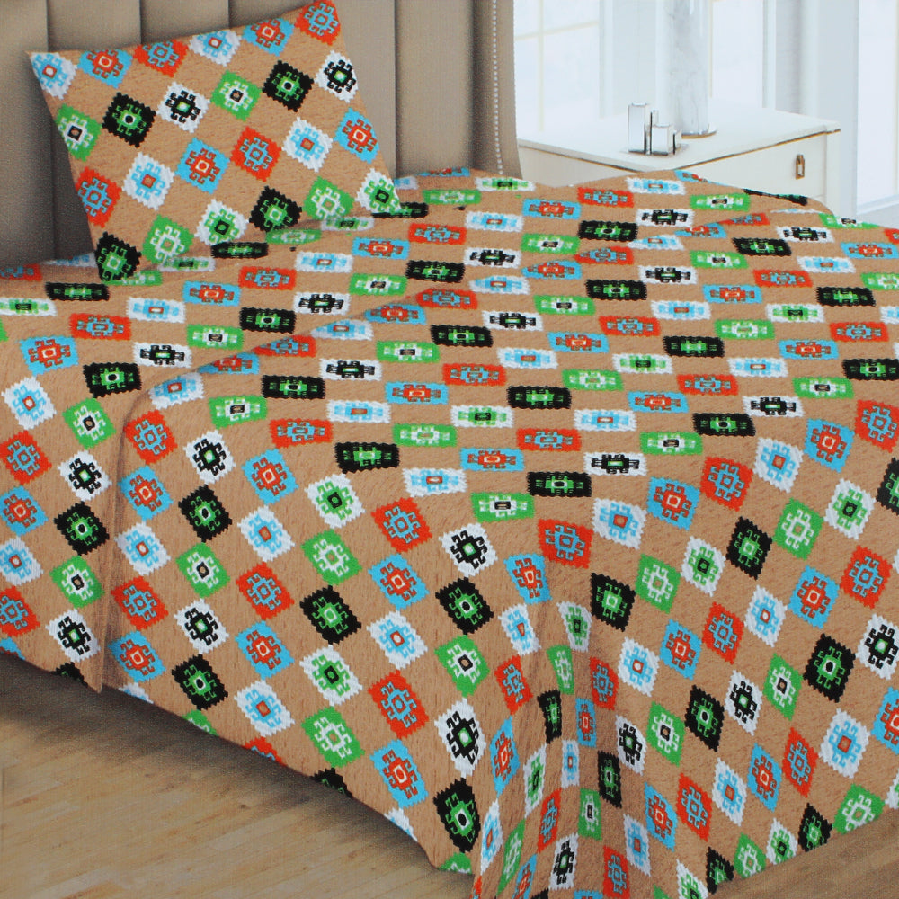 Single Bed Sheet - D, Single Size Bed Sheet, Chase Value, Chase Value