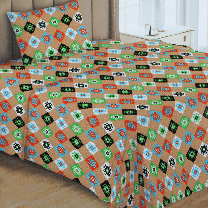 Single Bed Sheet - D, Single Size Bed Sheet, Chase Value, Chase Value