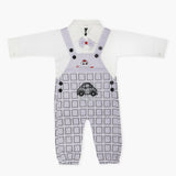 Newborn Boys Full Sleeves Romper 2pcs - Purple, Newborn Boys Winterwear, Chase Value, Chase Value