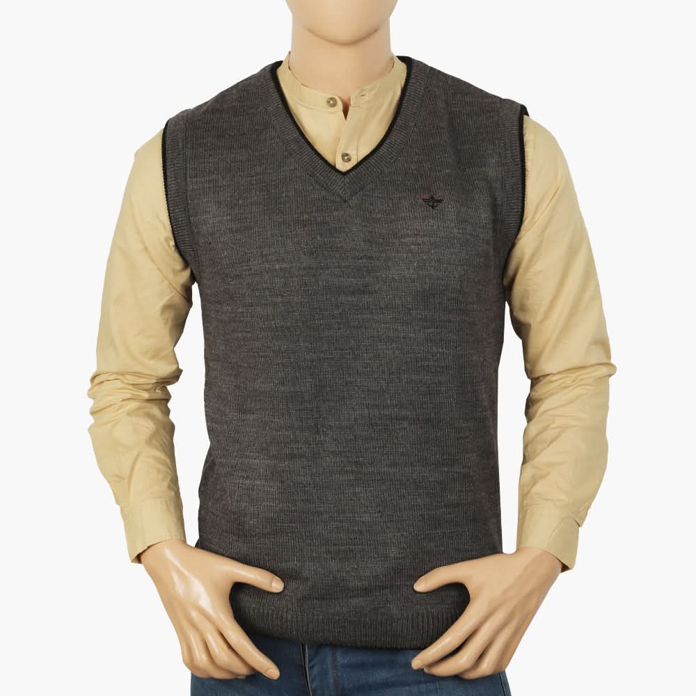 Men's Sleevless Sweater - Grey, Men's Sweater & Sweat Shirts, Chase Value, Chase Value