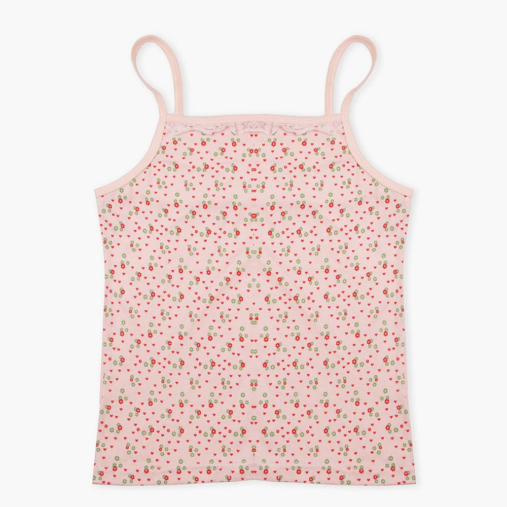 Girls Printed Shameez - Pink, Girls Shameez Camisole & Biddies, Chase Value, Chase Value