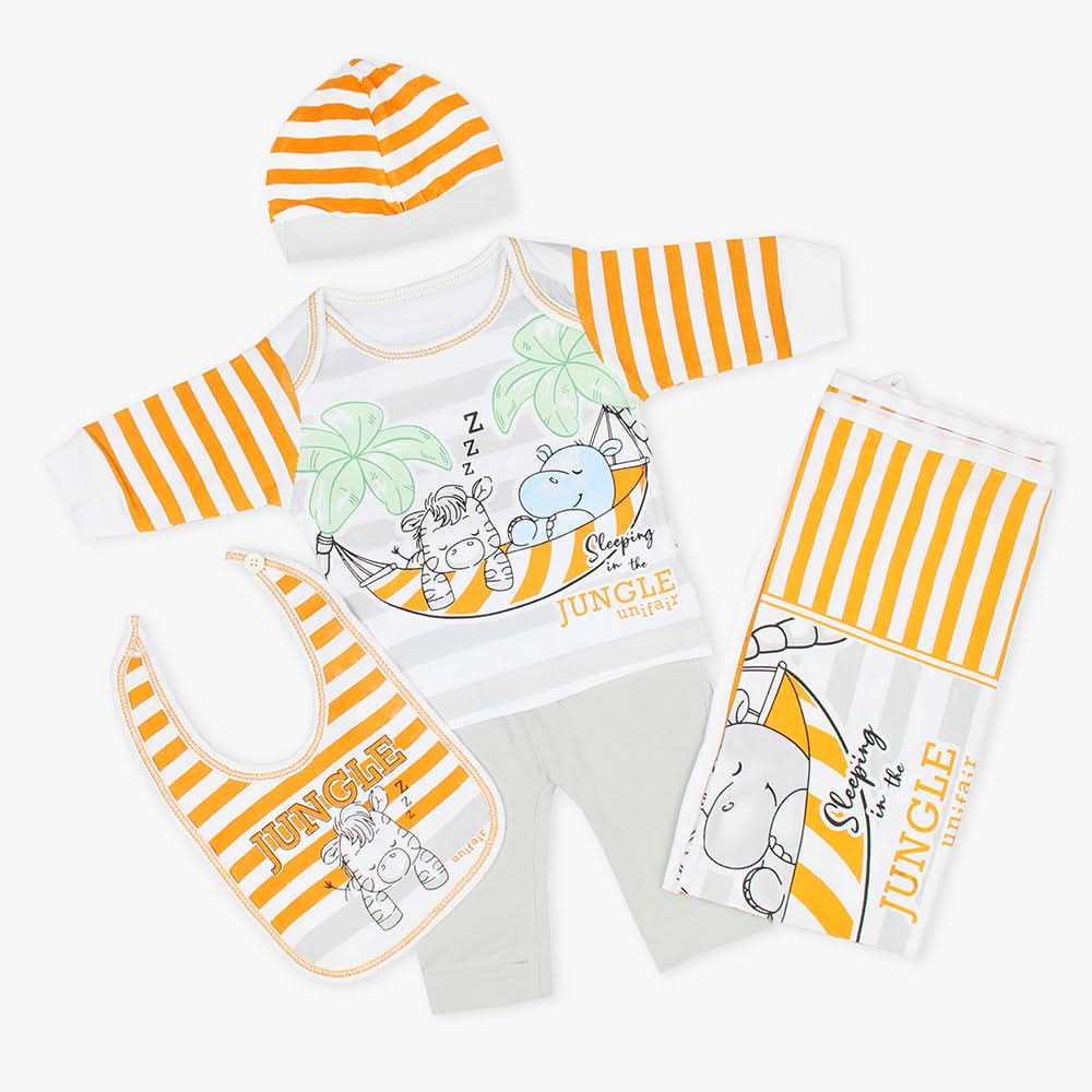 Newborn Gift Set - Mustard, Newborn Gift Set, Chase Value, Chase Value