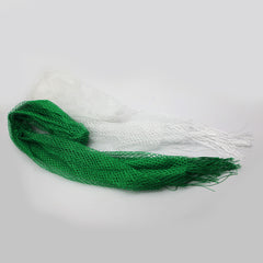 Girls Azadi Scarf - Green & White, Girls Hair Accessories, Chase Value, Chase Value