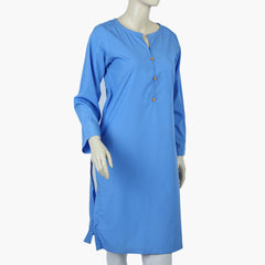 Women's Plain Kurti - Ink Blue, Women Ready Kurtis, Chase Value, Chase Value