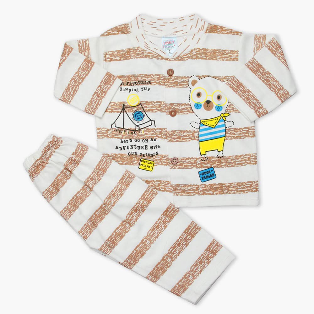Newborn  Boys Suit - Light Brown, Newborn Boys Sets & Suits, Chase Value, Chase Value