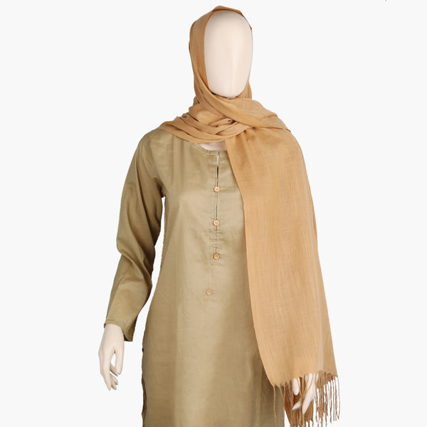 Women's Turkish Scarf - Light Brown, Women Shawls & Scarves, Chase Value, Chase Value