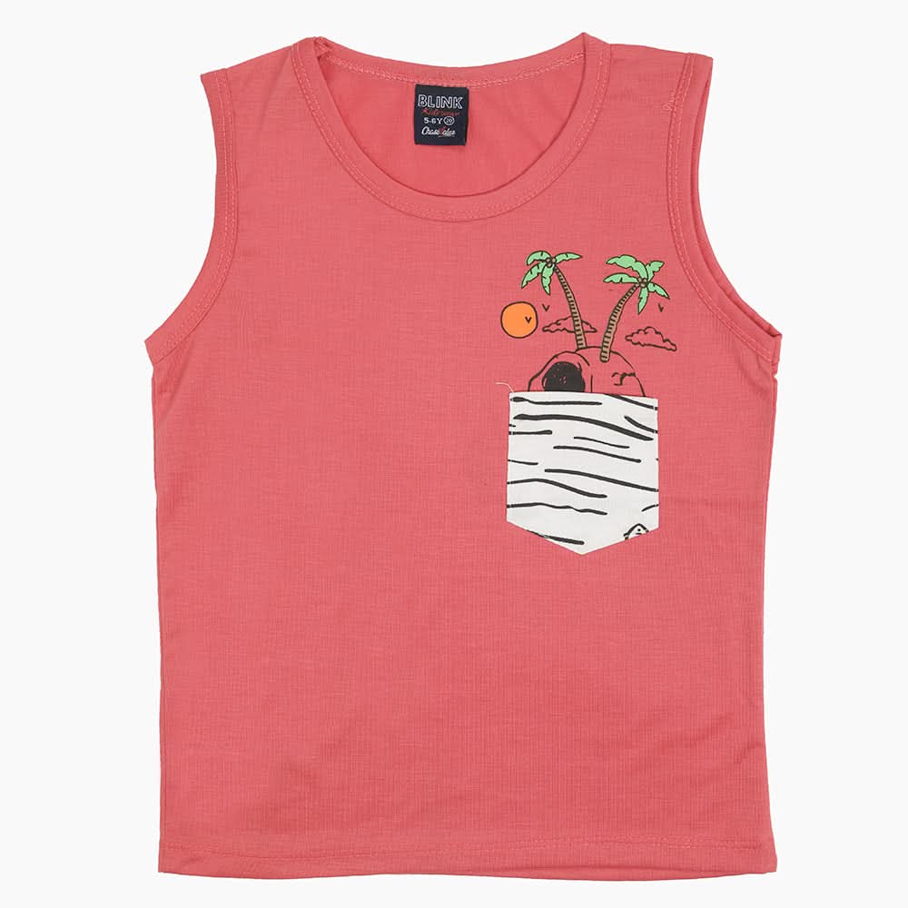 Boys Sando - Pink, Boys T-Shirts, Chase Value, Chase Value