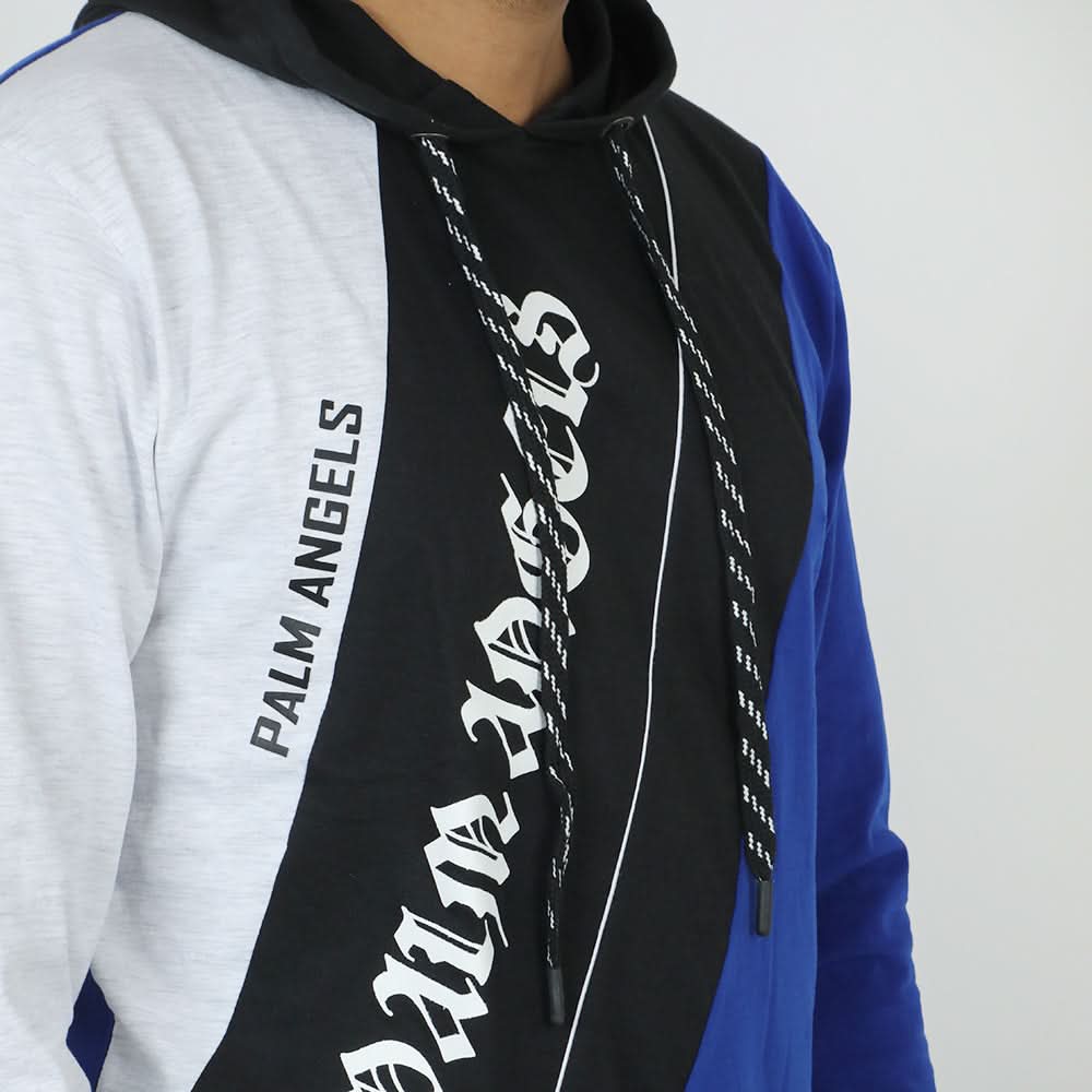 Men's Full Sleeves Hoodie T-Shirt - Blue, Men's Jackets & Hoodies, Chase Value, Chase Value
