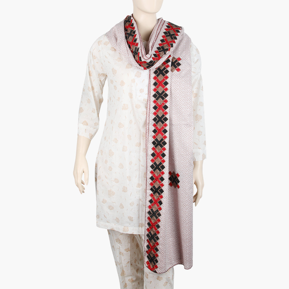 Women's Printed Dupatta - Tea Pink, Women Dupatta, Chase Value, Chase Value