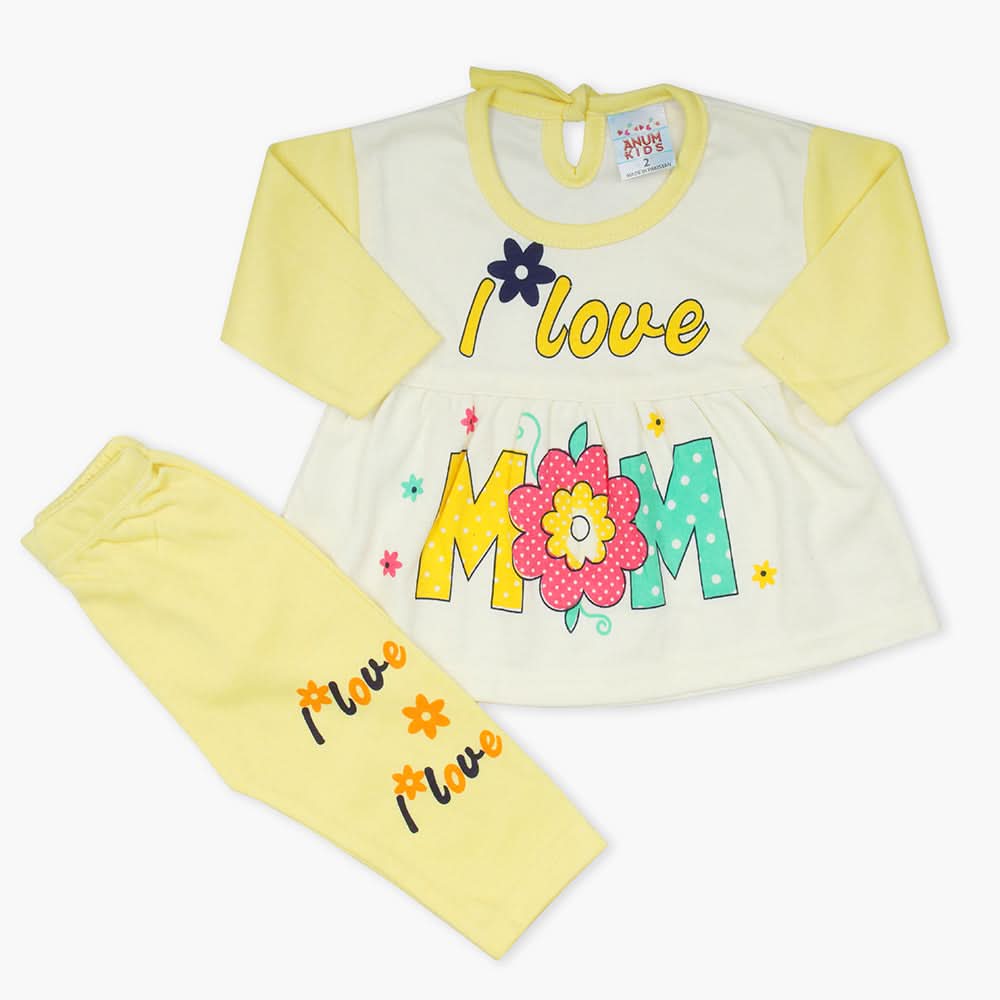 Newborn Girls Suit - Yellow, Newborn Girls Winterwear, Chase Value, Chase Value