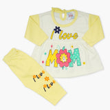 Newborn Girls Suit - Yellow, Newborn Girls Winterwear, Chase Value, Chase Value