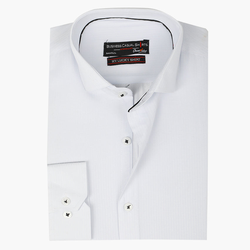 Men's Business Casual Shirt - White, Mens T-Shirts, Chase Value, Chase Value