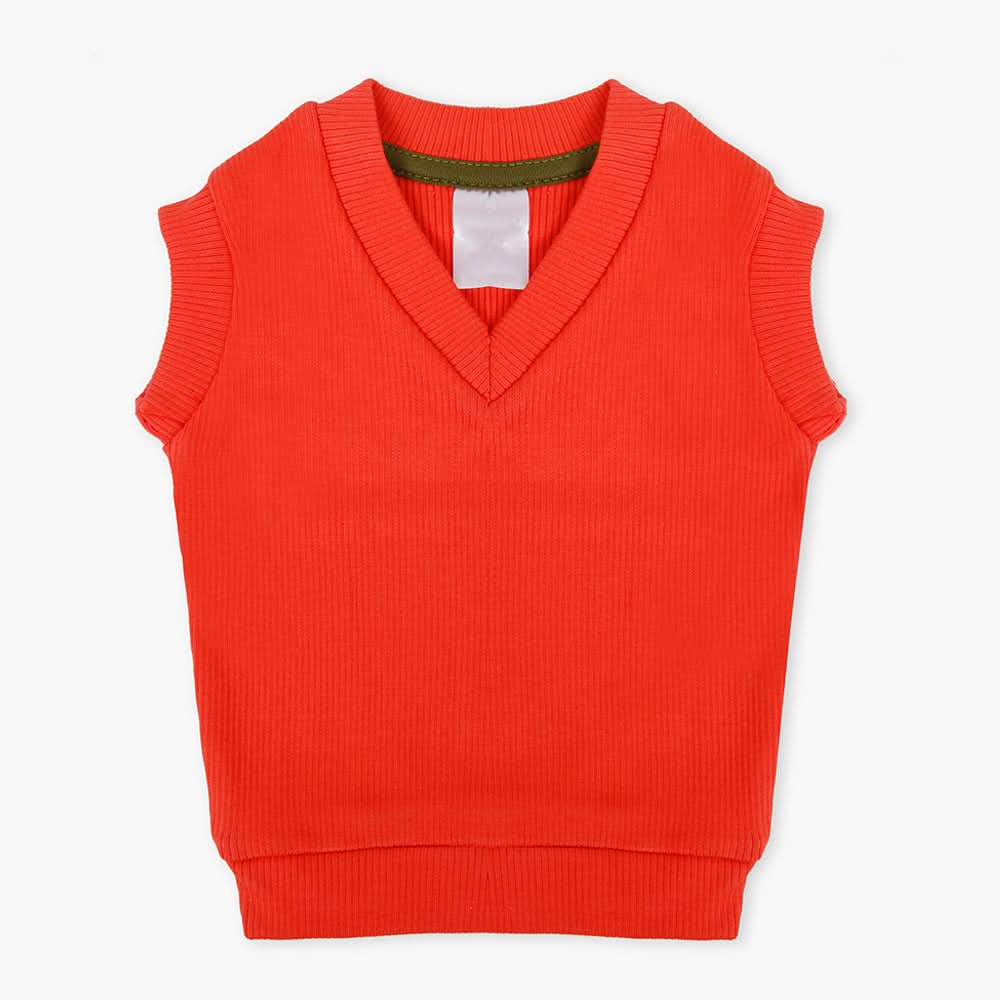 Newborn Boys Sweater - Orange, Newborn Boys Winterwear, Chase Value, Chase Value