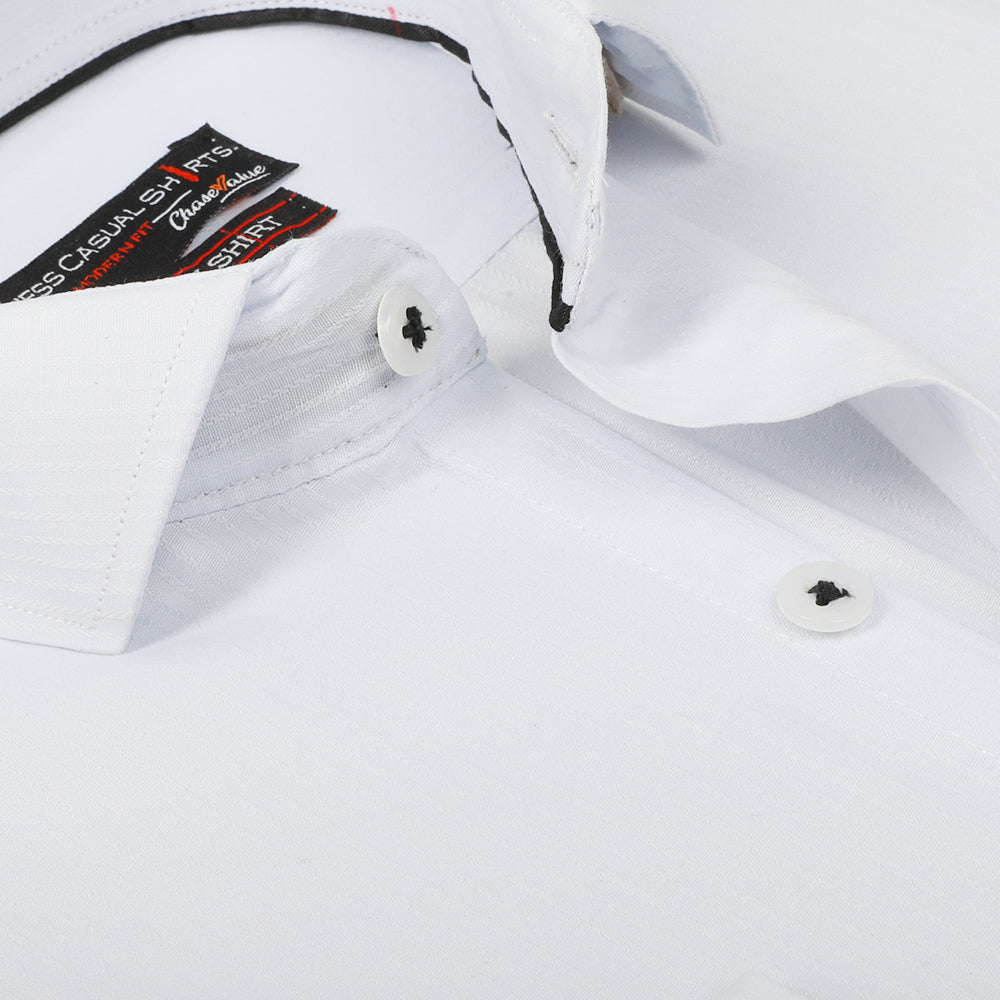 Men's Business Casual Shirt - White, Mens T-Shirts, Chase Value, Chase Value