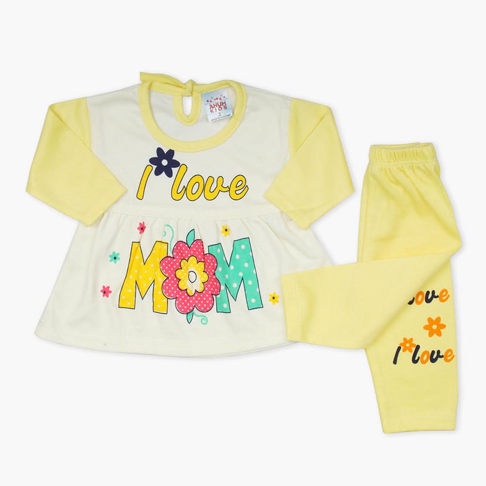 Newborn Girls Suit - Yellow, Newborn Girls Winterwear, Chase Value, Chase Value