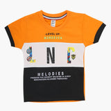Boys Half Sleeves T-Shirt - Orange, Boys T-Shirts, Chase Value, Chase Value