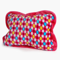 Dotted Fluffy Pillow - Pink, Cushions & Pillows, Chase Value, Chase Value