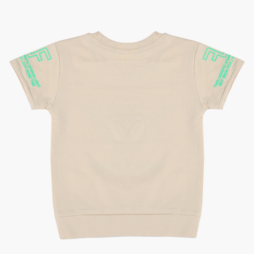 Boys Half Sleeves T-Shirt - Fawn, Boys T-Shirts, Chase Value, Chase Value