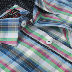 Men's Business Casual Shirt- Check, Mens T-Shirts, Chase Value, Chase Value