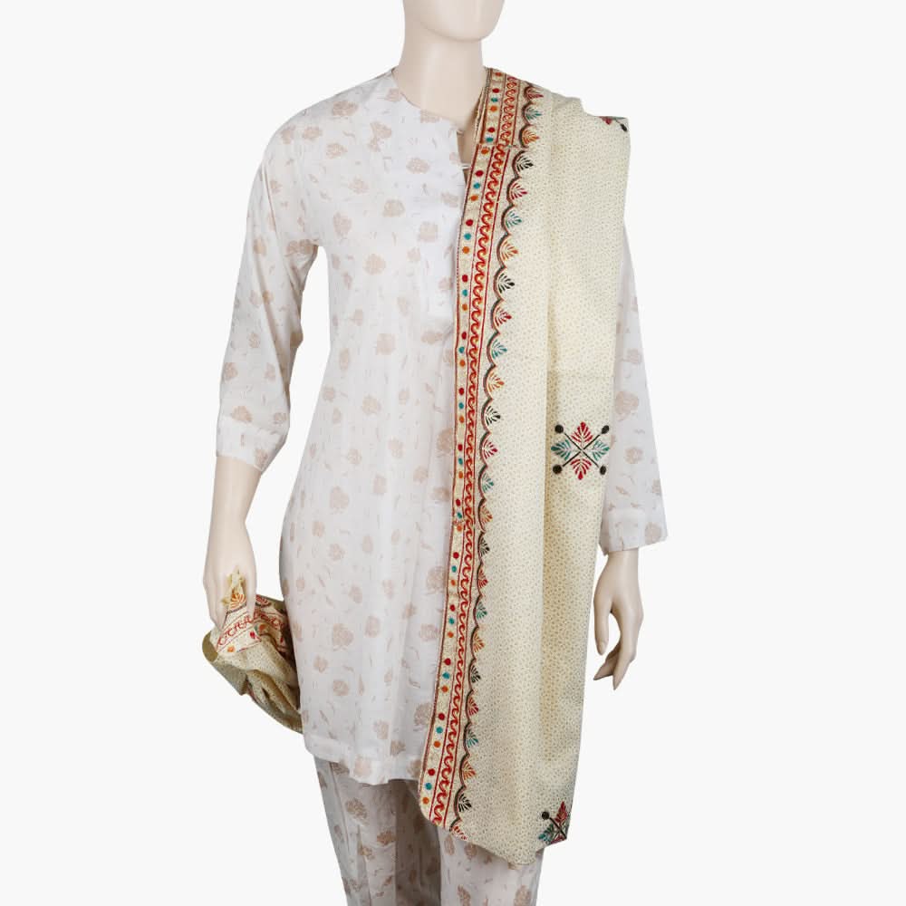 Women's Printed Dupatta - Yellow, Women Dupatta, Chase Value, Chase Value