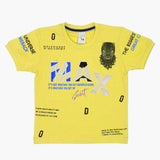 Boys Half Sleeves T-Shirt - Yellow, Boys T-Shirts, Chase Value, Chase Value
