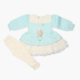 Girls Tights Suit - Sea Green, Girls Suits, Chase Value, Chase Value