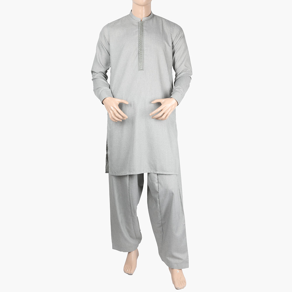 Eminent Men's Trim Fit Shalwar Suit - Olive Green, Men's Shalwar Kameez, Eminent, Chase Value