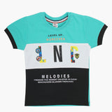Boys Half Sleeves T-Shirt - Light Green, Boys T-Shirts, Chase Value, Chase Value
