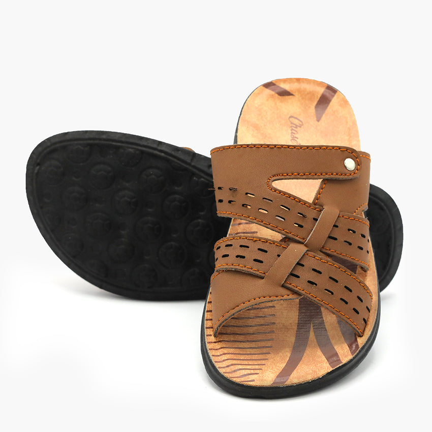 Boys Slipper - Brown, Boys Slippers, Chase Value, Chase Value