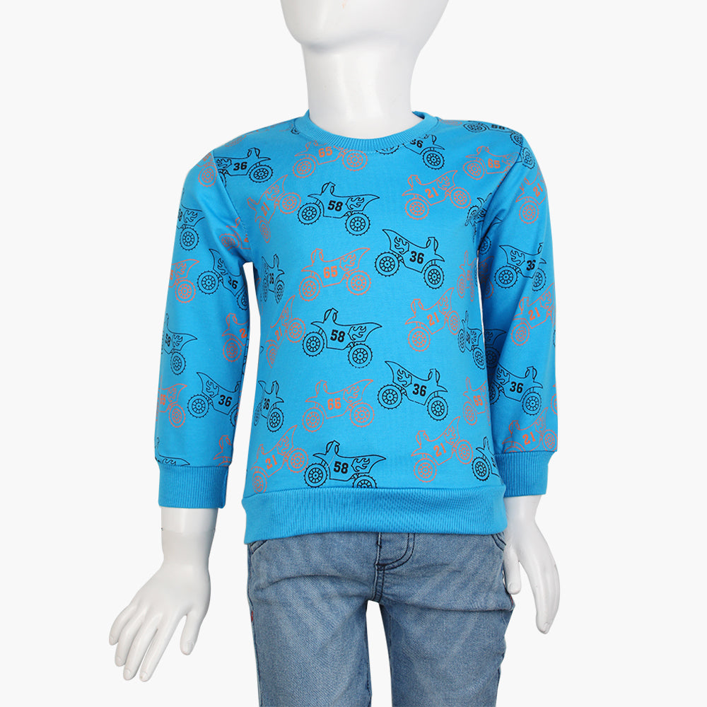Boys Full Sleeves T-Shirt - Blue, Boys T-Shirts, Chase Value, Chase Value