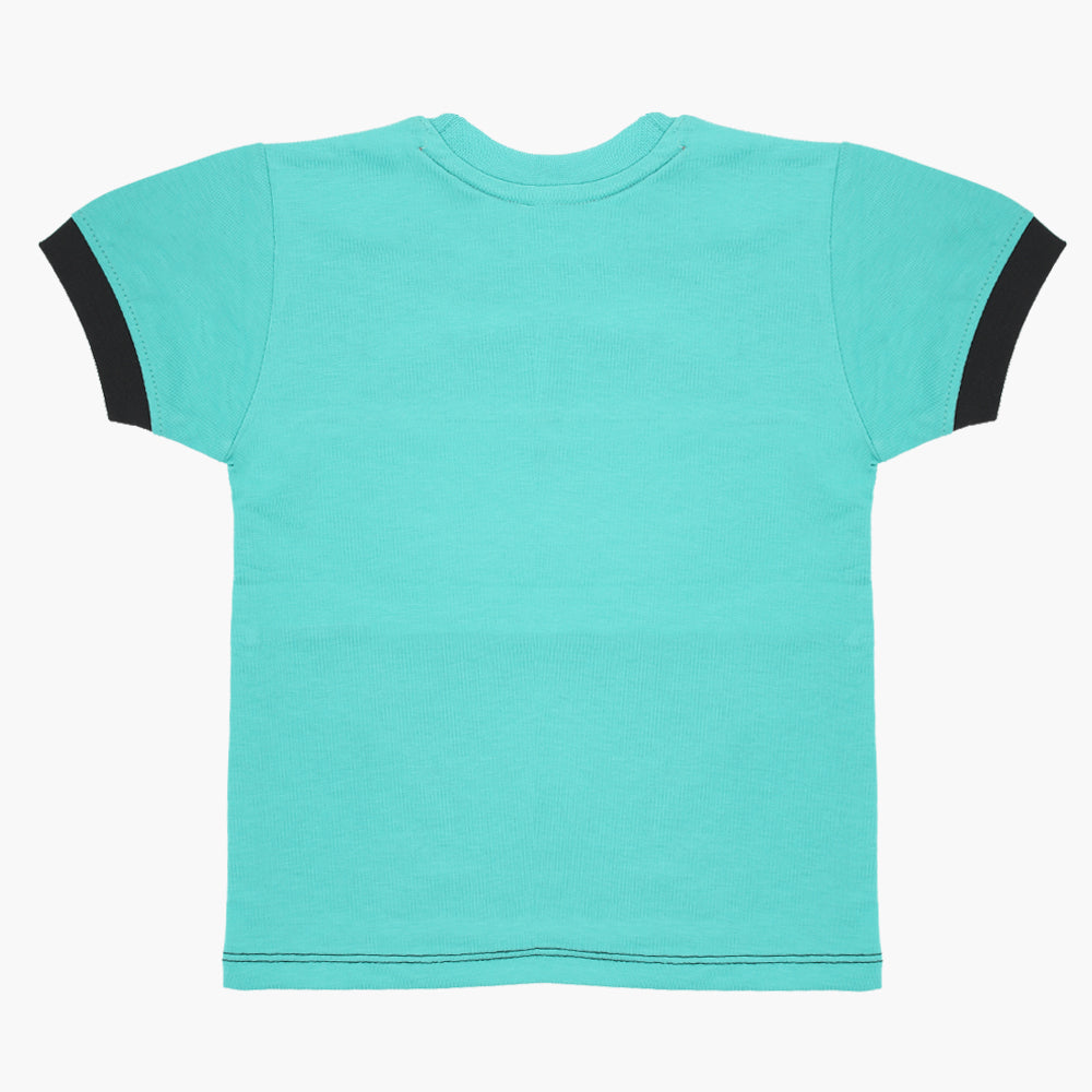 Boys Half Sleeves T-Shirt - Light Green, Boys T-Shirts, Chase Value, Chase Value