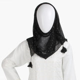 Women's Printed Scarf - Black, Women Shawls & Scarves, Chase Value, Chase Value