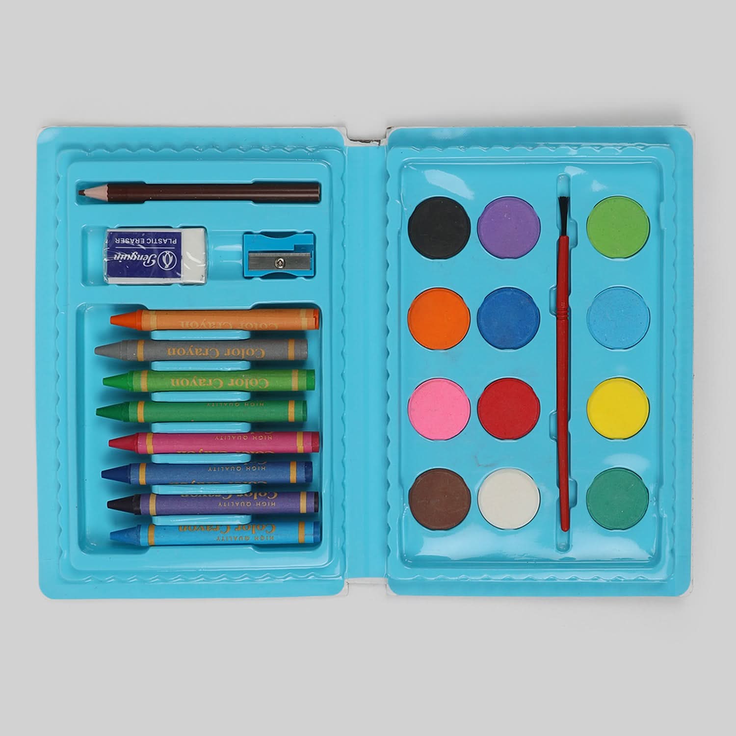 Art Case Color Set Pack Of 24 - Sky Blue, Coloring Tools, Chase Value, Chase Value