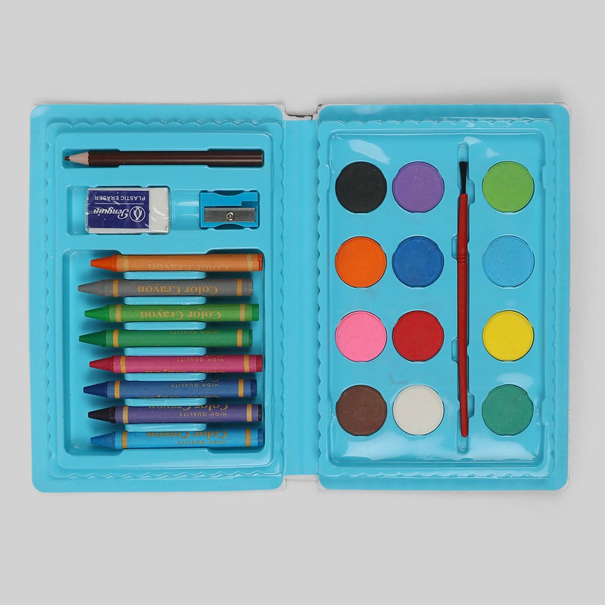 Art Case Color Set Pack Of 24 - Sky Blue, Coloring Tools, Chase Value, Chase Value