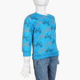 Boys Full Sleeves T-Shirt - Blue, Boys T-Shirts, Chase Value, Chase Value