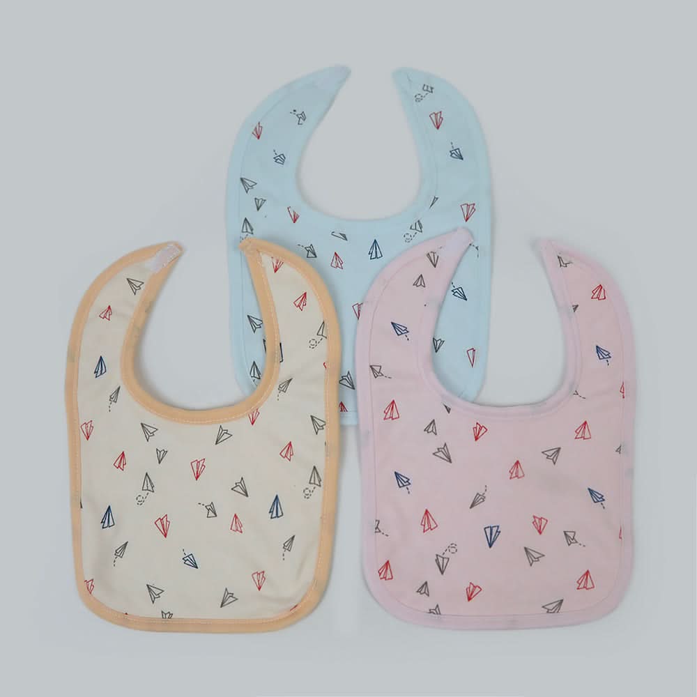 Valuable Velcro Bib Pack Of 3 - Multi, Feeding Supplies, Chase value, Chase Value