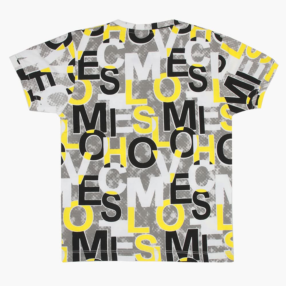 Boys Half Sleeves T-Shirt - Yellow, Boys T-Shirts, Chase Value, Chase Value