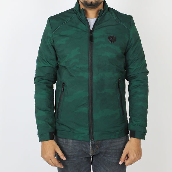 Men's Reversible Jacket - Dark Green/Green