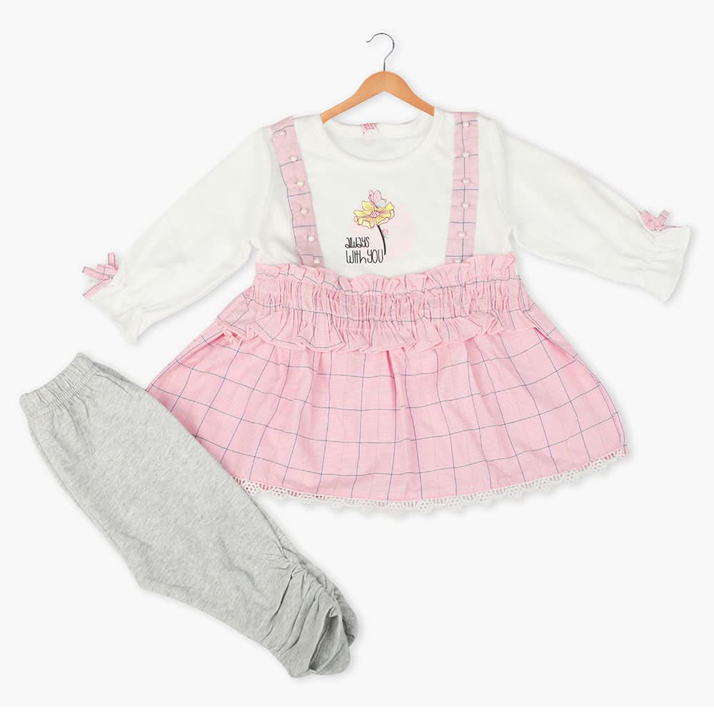 Newborn Girls Suit  - Light Pink, Newborn Girls Sets & Suits, Chase Value, Chase Value