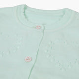 Newborn Girls Sweater - Cyan, Newborn Girls Winterwear, Chase Value, Chase Value